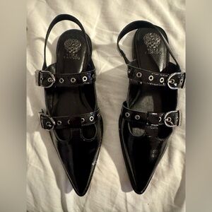 NWOT Vince Camino patent leather flats.